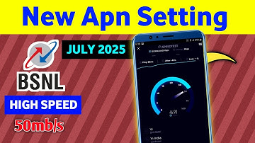 Latest BSNL APN Settings for July 2025 | Boost Your Internet Speed
