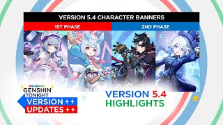 Genshin Tonight Version Updates  Highlights Of The Genshin 54 Special Program