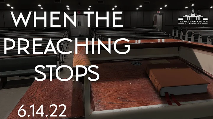 Rev. Cody Fedrick "When The Preaching Stops"