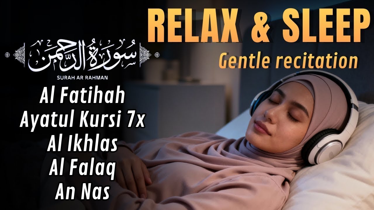 🤍 Soft Quran Verses to Soothe Your Mind Before Bed