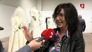 &#39;Desvistiendo los sobrados&#39; , exposición de vestidos de novia de Cáritas en la Alhóndiga