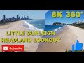 8k 360° VR  Little Burleigh Headland lookout on the Gold Coast in Queensland Australia: VR180 coming