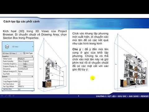 Revit Vietcons Chương 5 - Vật liệu-màu sắc-ánh sáng-render