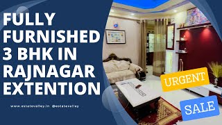 Fully Furnished flat in Rajnagar Extention for sale | Luxury flat in Rajnagar Extention #flatforsale