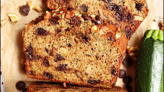 BEST MOIST Chocolate Chip Zucchini Bread