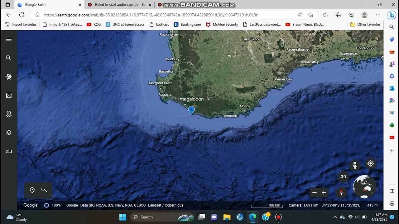 I faound a megalodon on google earth - YouTube