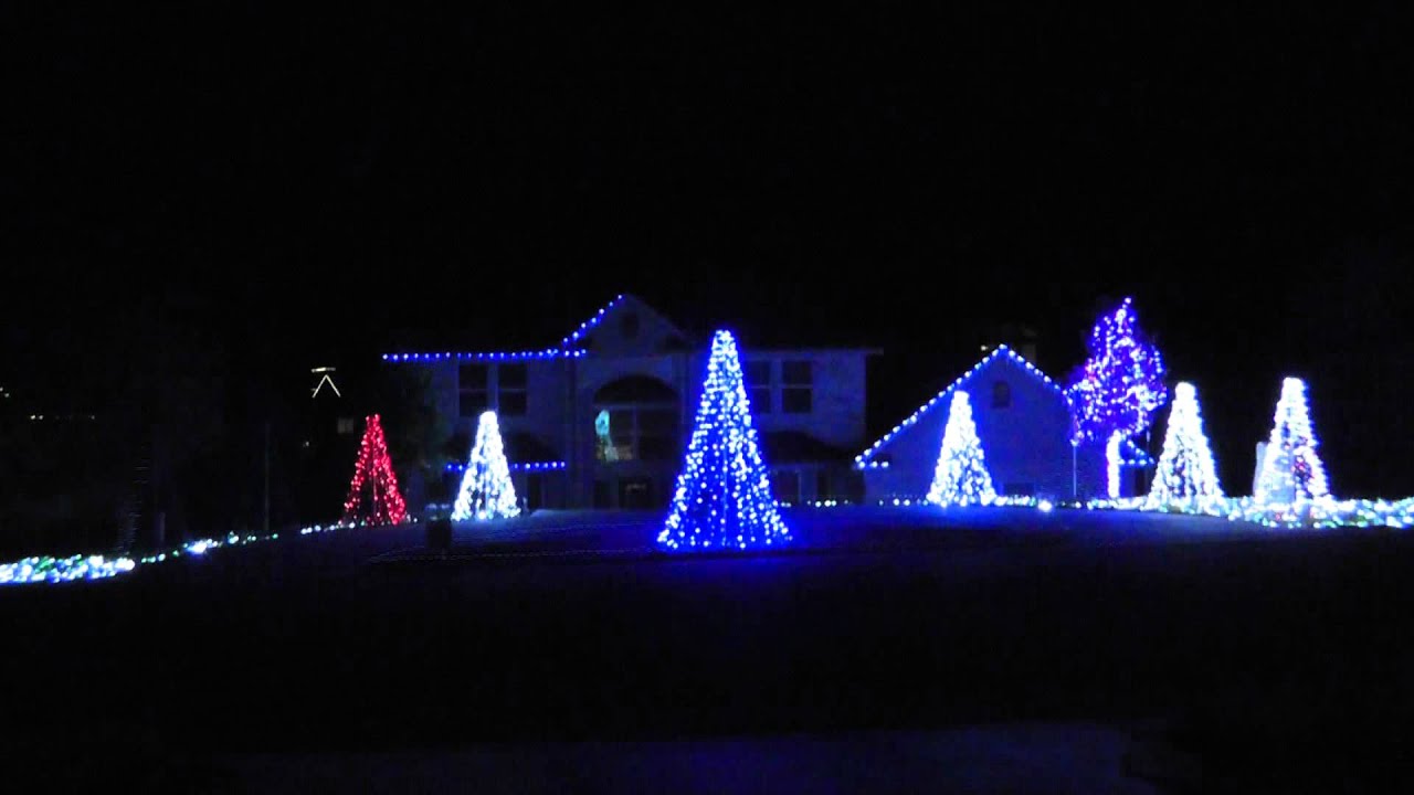 Christmas lights Leander, Texas 2011 YouTube