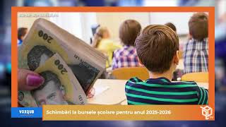 Schimbări la bursele școlare pentru anul 2025-2026 - VoxQub