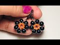 Herringbone Beaded Stitch with Jump Ring Earring DIY