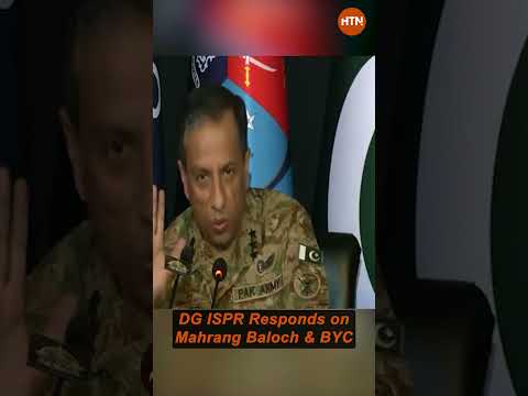 Figures Like The Baloch Yakjehti Committee And Mah Rang Baloch Must Be Unmasked DG ISPR