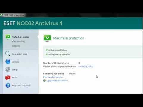 Como Atualizar o ESET NOD32 _ Antivírus