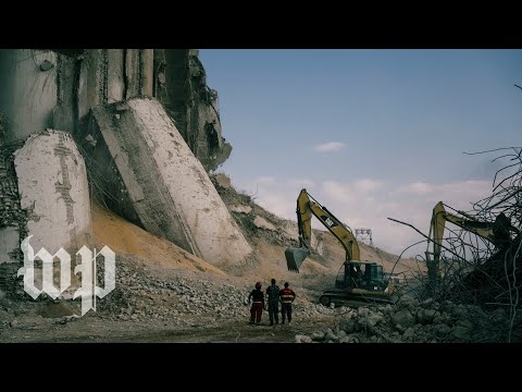 Visit to Beirut’s port shows devastation from explosion