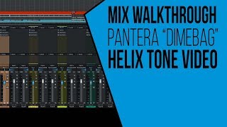 Mix walkthrough pantera "dimebag" tone video