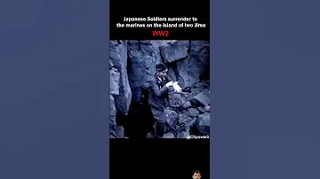 Japanese Soldiers Surrender On Iwo Jima Rare WW2 Footage Shorts 