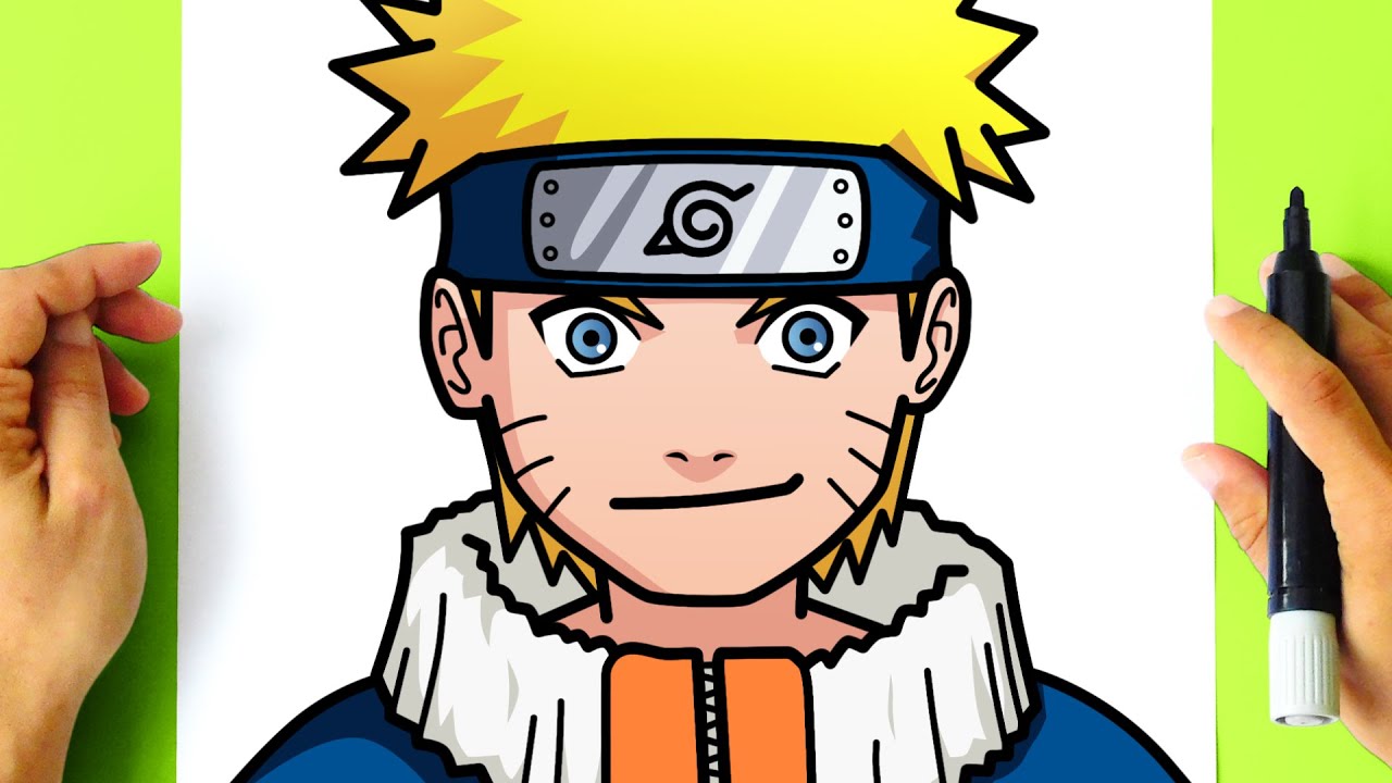 Respondendo a @j97153 como desenhar o naruto uzumaki passo a passo