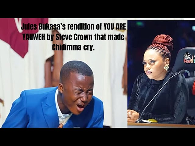 The powerful rendition of You are YAHWEH by young Jules Bukasa that made Chidimma cry. class=