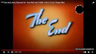 Tom And Jerry - Cue Ball Cat End Le 1950
