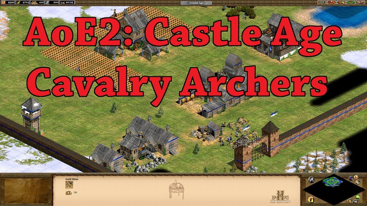 AoE2 Castle Age Cavalry Archers YouTube