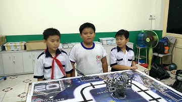[Robothon 2014[ Trường Tiểu học Nguyễn Bỉnh Khiêm TP HCM   Nhóm  NBK hit