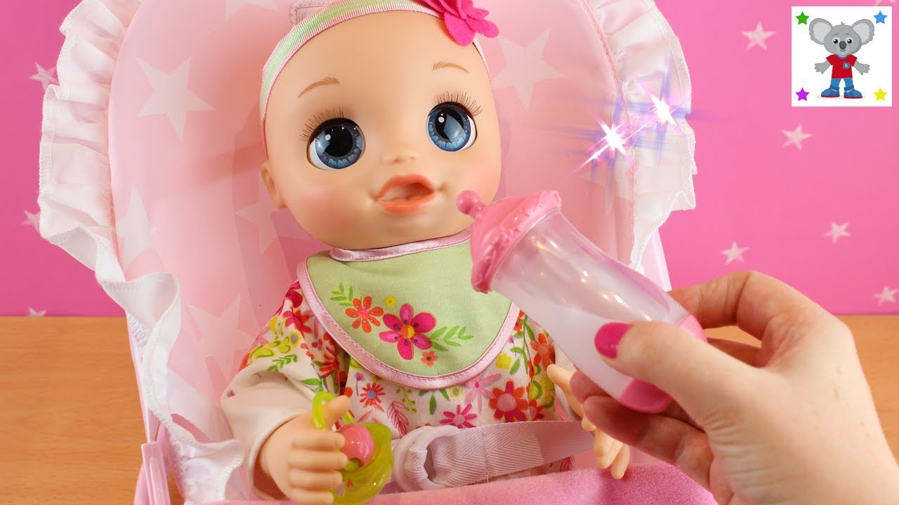 Muñeca BABY ALIVE REAL como un Bebé de verdad con Accesorios para sus cuidados