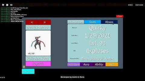 Roblox: project polaro deoxys speed and defence form conv. meteor locatios!