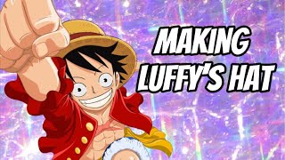 Live! Come say Hi as I work on making Luffy’s hat from One Piece