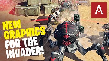 War Robots Test Server - Testing NEW Remastered Graphics for Invader WR Gameplay