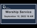 9/18/22 Worship Service | Kingsville Baptist Church in Baltimore MD