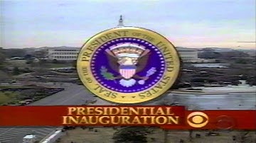 Bill Clinton 2nd Presidential Inauguration CBS Jan. 20, 1997