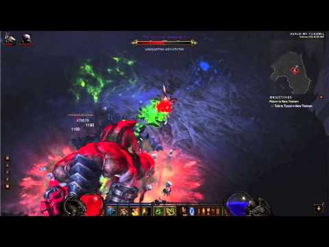 diablo3 witch doctor FIERCE LOYALTY solo INFERNO mp10 UBER kulle & siegebreaker