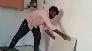 टाय्ल फिटिंग बेडरुम गुर amazing tiles fitting #tilesdesign #art #floortilesdesign #shortvideo