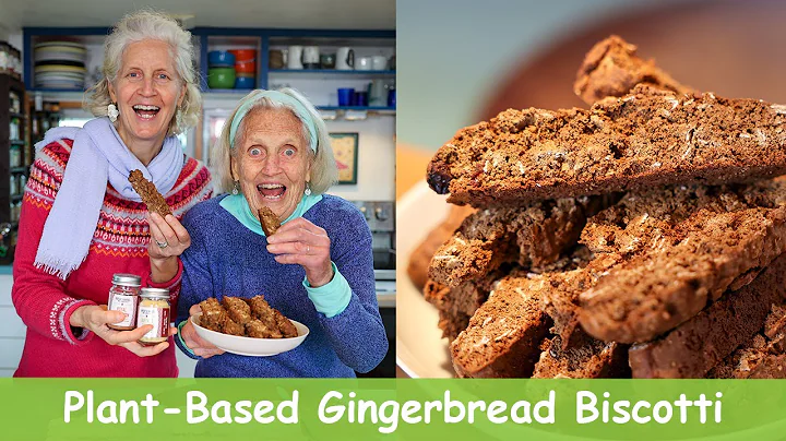 Plant-Based Gingerbread Biscotti