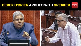 Watch: Jagdeep Dhankar, Derek O'Brien engaged in a heated argument over the allotted time