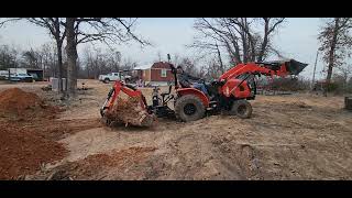 badboy 4025 with factory backhoe stump pickup.