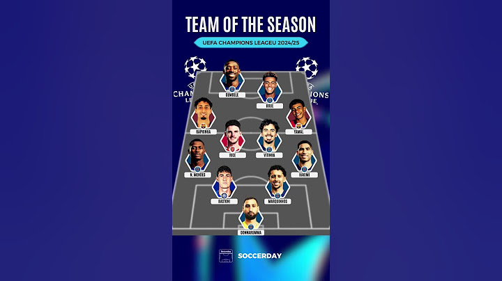 Team of the season UCL 2024/25 💫👏 #football #psg #championsleague #ucl