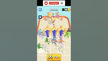 Merge Master Rainbow Run 3D || Level 20 || Monkey Beast Gaming