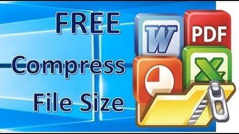 Every kind of file can be compressed PDF, PowerPoint, Photo with the FILEminimizer solution