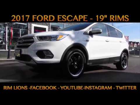 2017 Ford Escape With 19 Inch Custom Rims Tires You 2017 Ford Escape With 19 Inch Custom Rims Tires