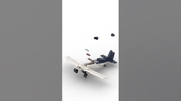 LEGO Bi Plane Bomber #shorts #legoshorts #legos