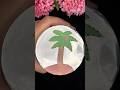 Coconut Tree Drawing🌴 #asmr #asmrsounds #satisfying #oddlysatisfying #drawing#relaxing #shorts