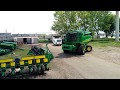 Проверяем работу Жатки John Deere 920F с комбайном John Deere 9560 STS