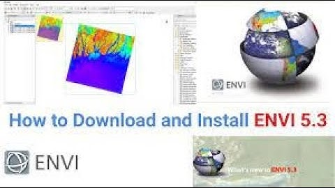 How to install ENVI 5 3