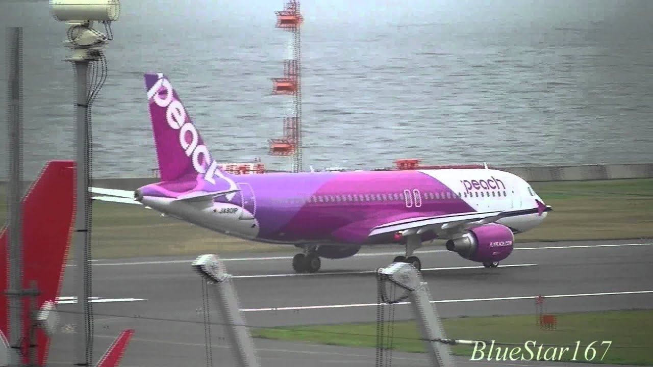 Peach Aviation Airbus A320 200 Ja801p Takeoff From Kixrjbb Osaka