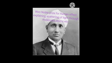 Scientist  CV Raman/ Raman effect/Indian Scientist