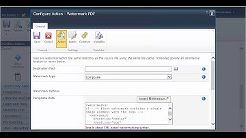 Tutorial - Apply Complex PDF Watermarks using Nintex Workflow and the Muhimbi PDF Converter