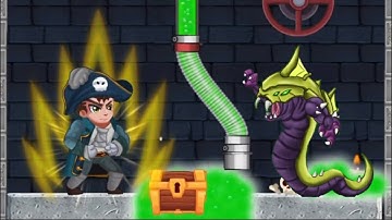 Hero Pipe Rescue Water Puzzle - All Levels Gameplay Android, iOS (Lv 111-120)