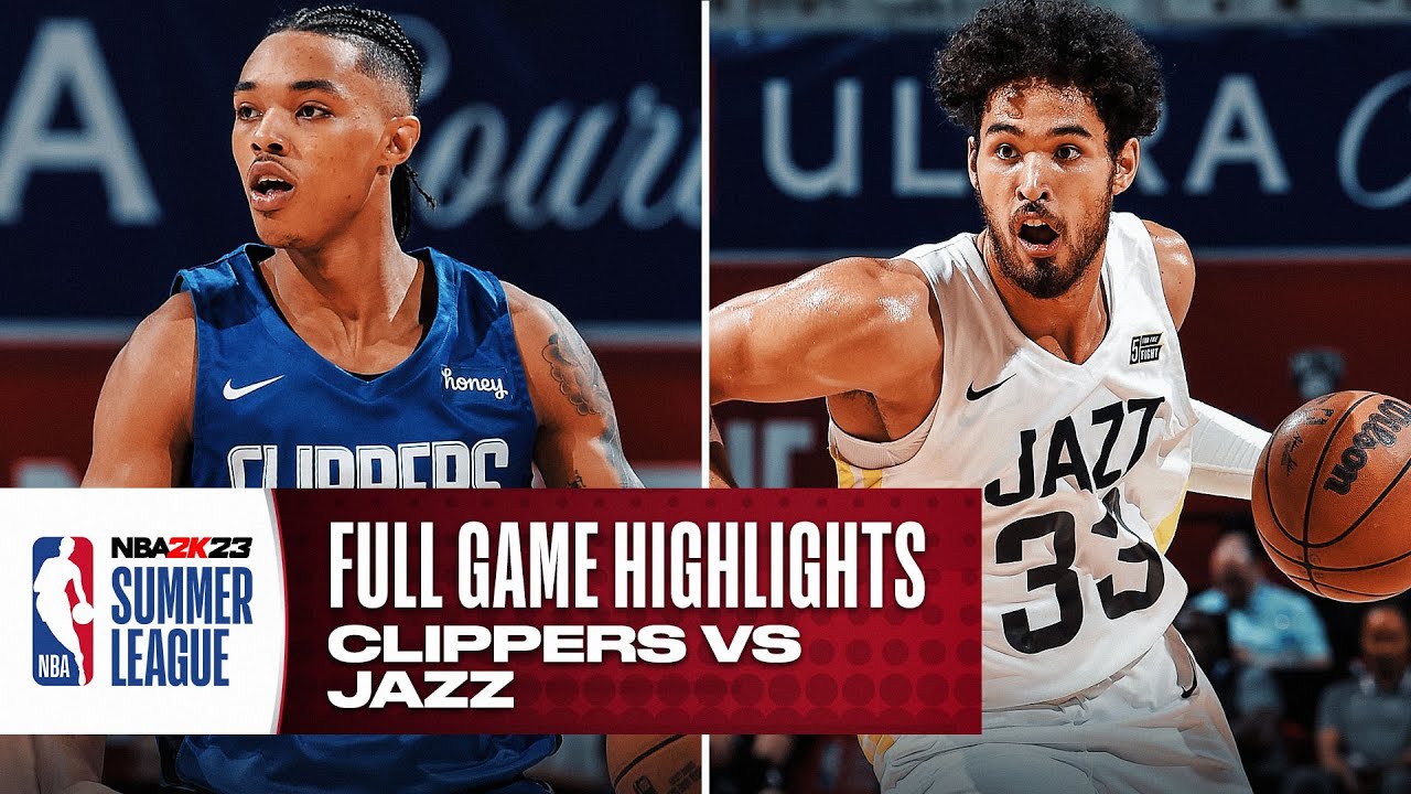 CLIPPERS vs JAZZ | NBA SUMMER LEAGUE | FULL GAME HIGHLIGHTS