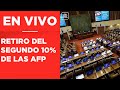 Comisión de Diputados vota segundo retiro del 10%