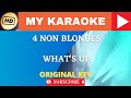 Karaoke 4 Non Blondes - What 