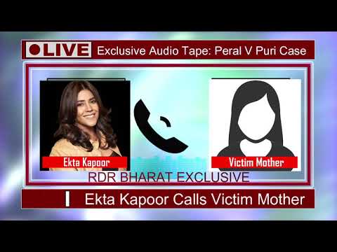 Exclusive Audio of Ekta Kapoor on Pearl V Puri Case #PearlVPuri #EktaKapoor